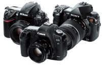 Full frame DSLRs