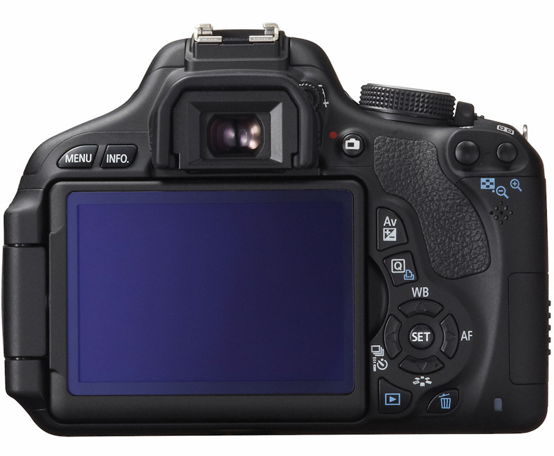 Canon EOS 600D back