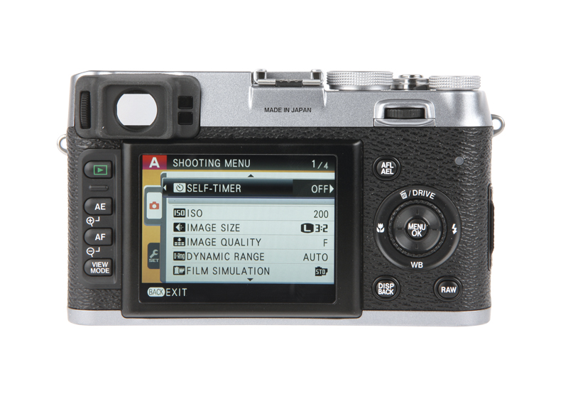 Fuji X100 BACK LIGHTBOX