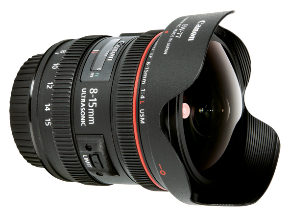 Canon EF 8-15mm f4L Fisheye USM lens