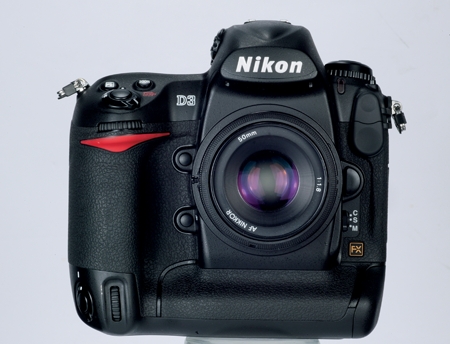 Nikon D3 front straight