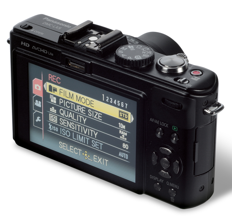 Panasonic Lumix DMC-TZ10 back