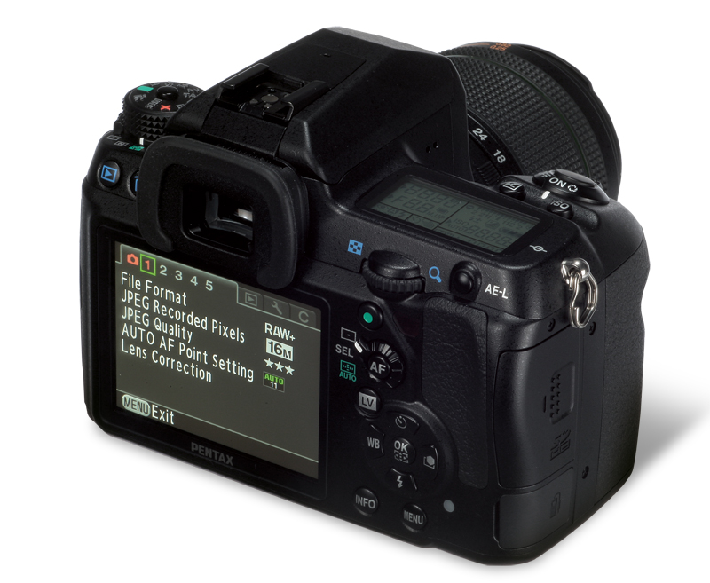 Pentax K-5 back
