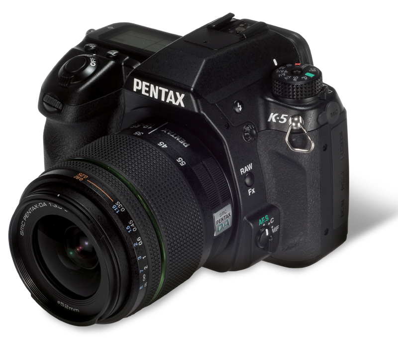 Pentax K-5 front