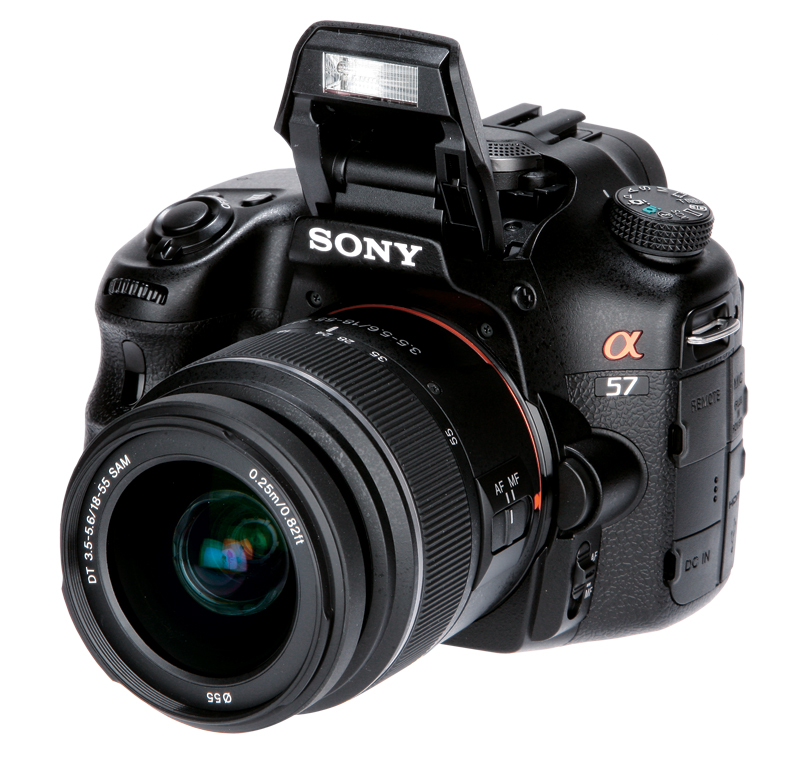 Sony Alpha57 front