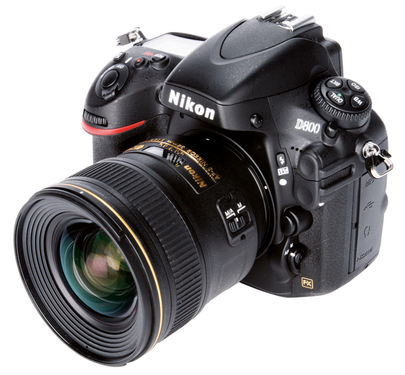 Nikon D800 front
