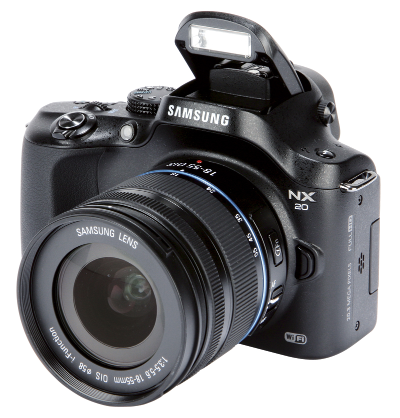 Samsung NX20 front