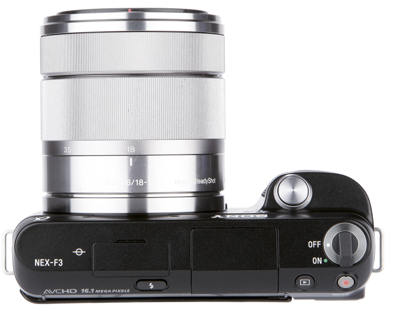 Sony NEX-F3 top