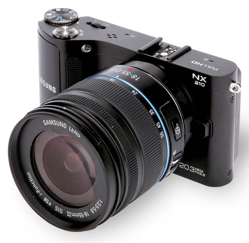 Samsung NX210 front