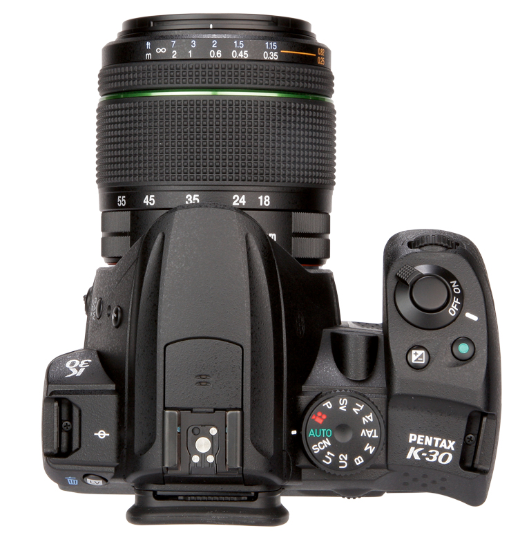 Pentax K-30 top