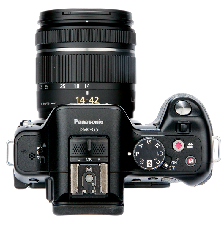 Panasonic Lumix DMC-G5 top