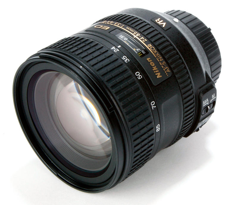 AF-S Nikkor 24-85mm f:3.5-4.5G ED VR lens 