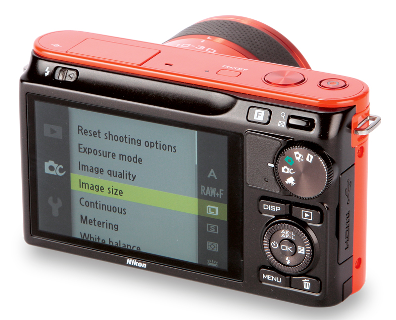 Nikon 1 J2 back 