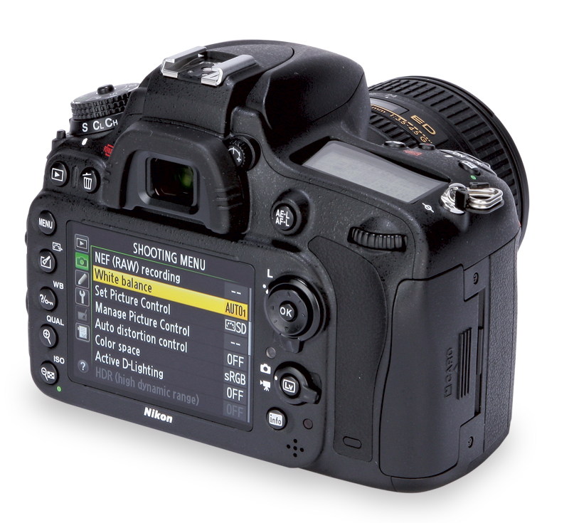Nikon D600 back