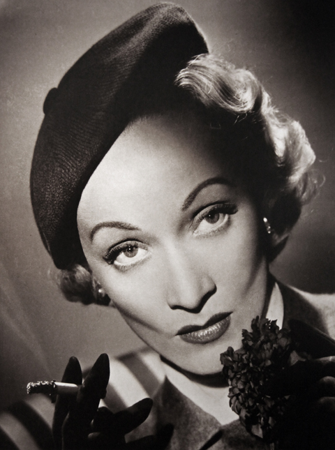 Marlene Dietrich, copyright Cornel Lucas/Courtesy Chris Beetles Fine Photographs