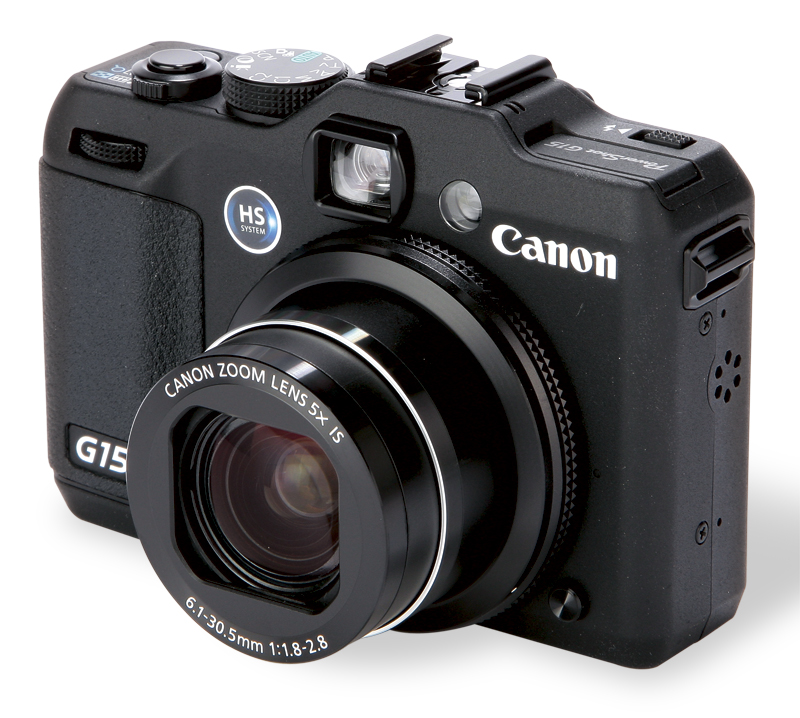 Canon PowerShot G15 front (main)