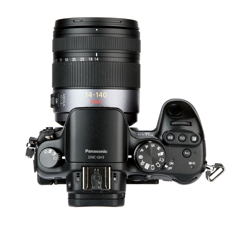 Panasonic Lumix DMC-GH3 top (main)