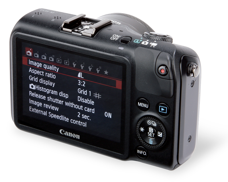Canon EOS M back