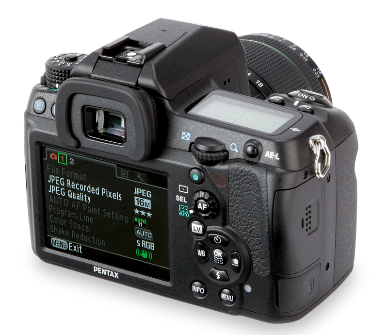Pentax K-5 II back