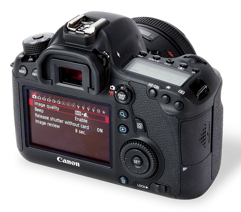 Canon EOS 6D back