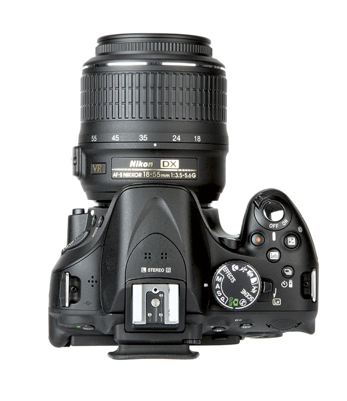 Nikon D5200 top
