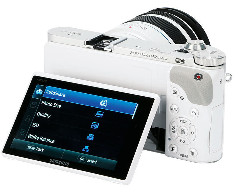 Samsung NX300 back